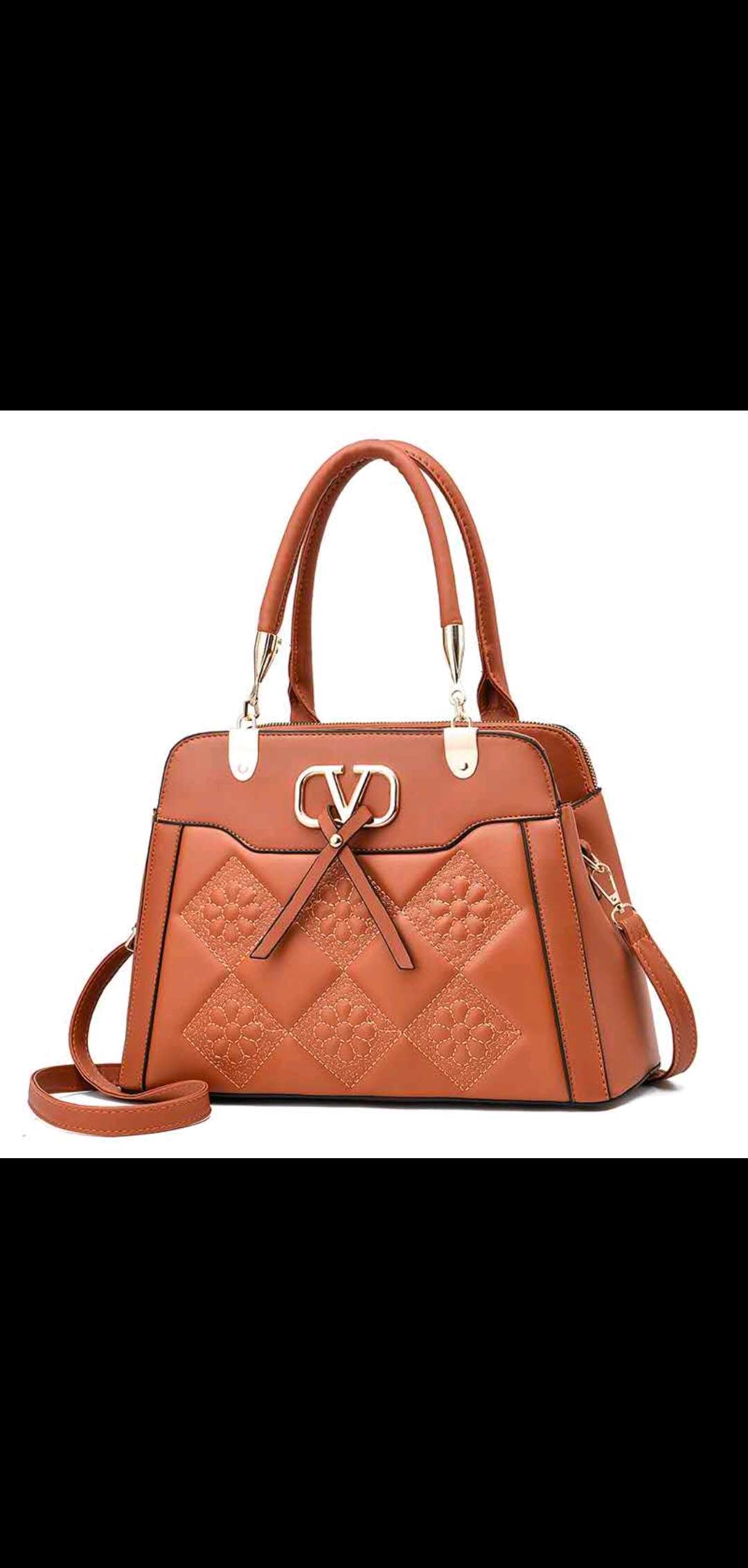 European and American fashionable and simple embroidered thread handbag, women's single-shoulder crossbody bag, and other fashionable women's bags Item Picture