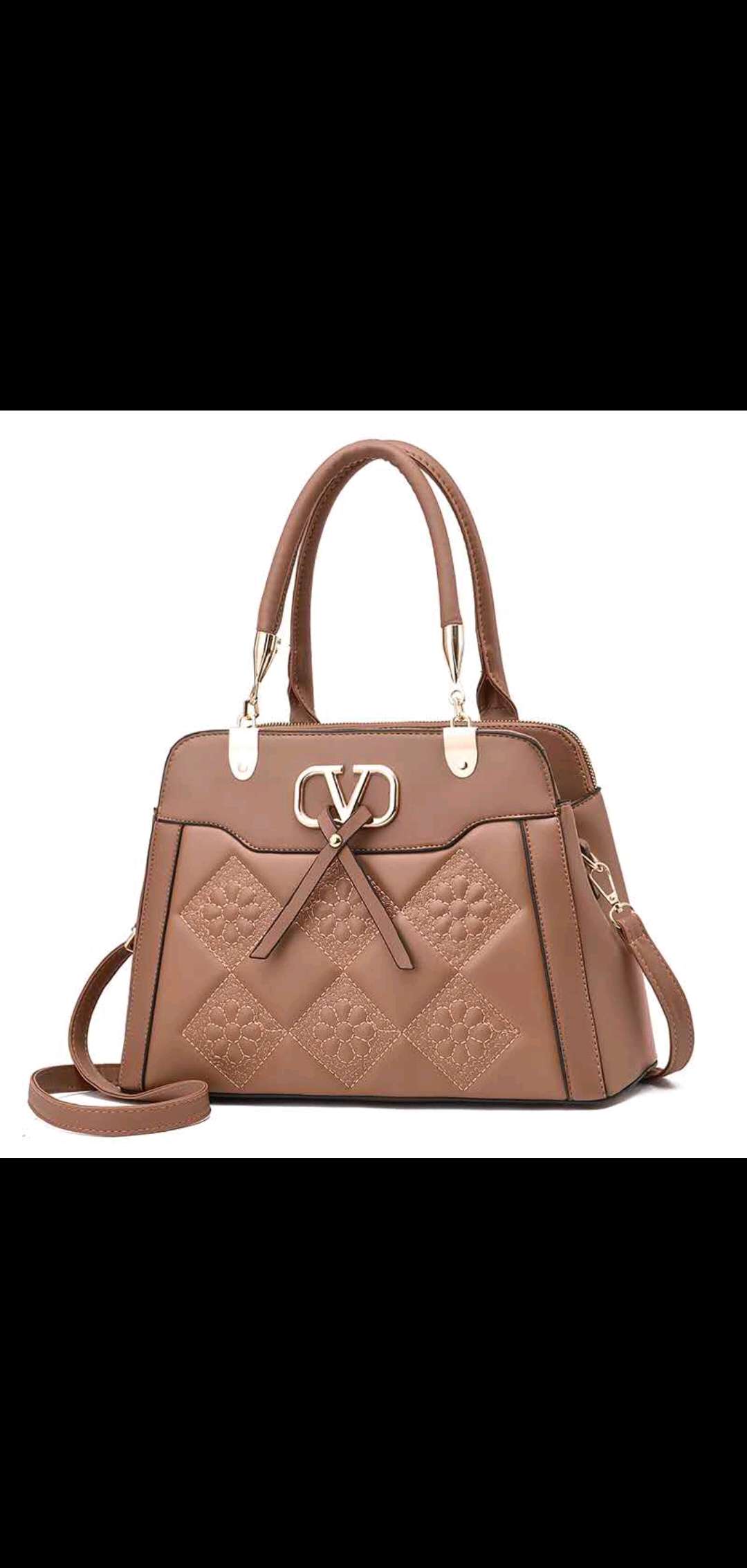 European and American fashionable and simple embroidered thread handbag, women's single-shoulder crossbody bag, and other fashionable women's bags details Picture