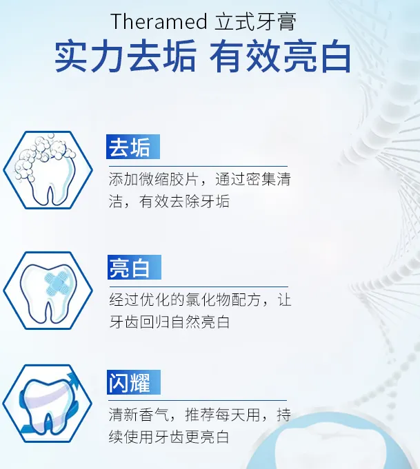 Henkel toothpaste is randomly distributed in color for each tube detail image 3