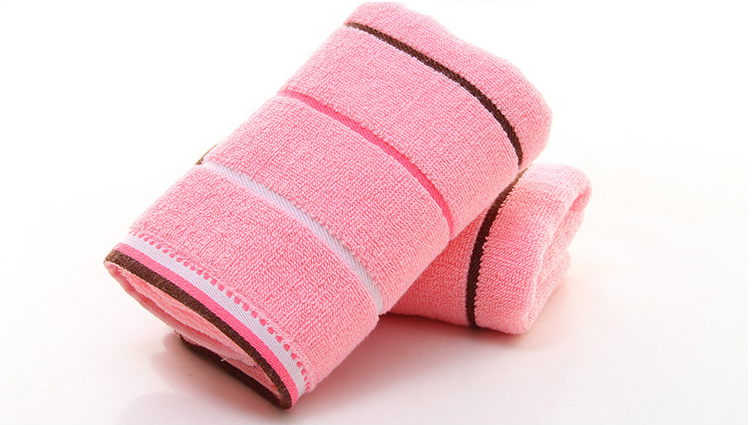 Sanjun household adult soft face towel, plain satin towel detail image 5