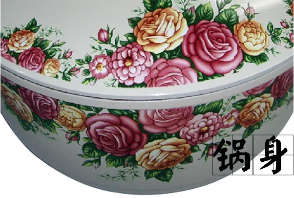 Kitchen Code: Original imported Korean flower-shaped double-handled soup pot, 20cm detail image 4