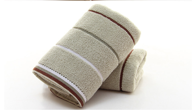 Sanjun household adult soft face towel, plain satin towel detail image 7