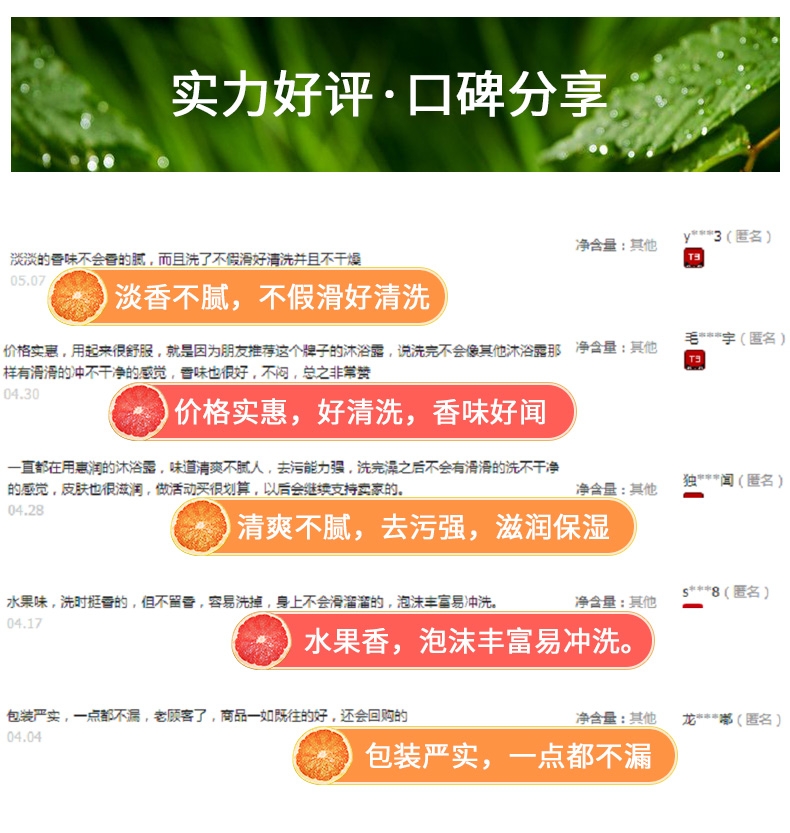 Huirun Body Wash (Light Citrus Flavor) Green undefined
