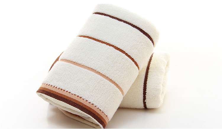 Sanjun household adult soft face towel, plain satin towel detail image 4