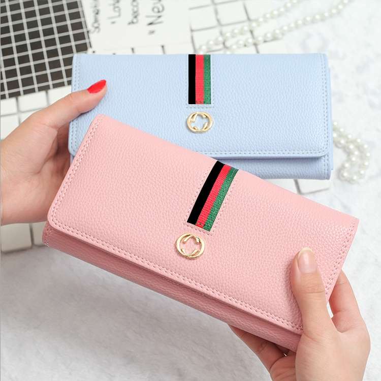 2020 New Women's Double Fold Bag full figure