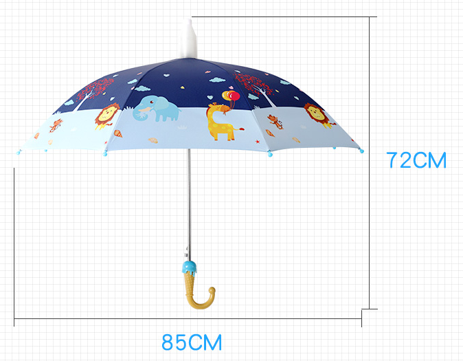 Cute children's umbrellas for kids, primary school students, boys and girls, fully automatic princess umbrellas detail image 4