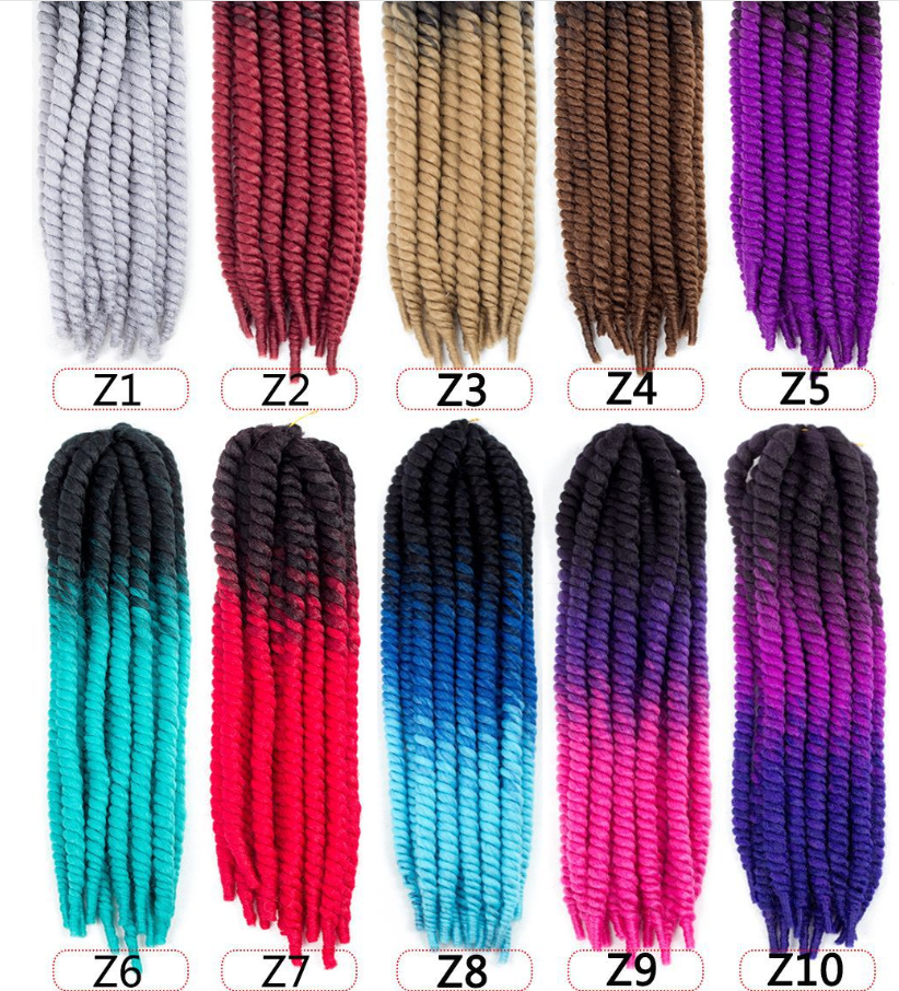 New African braid color braid spring braid wig, 22 inches, 120 grams, 12 pieces detail image 9