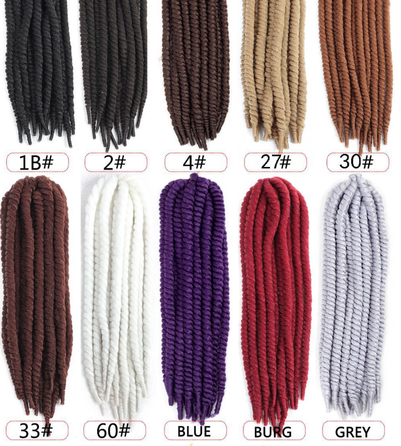 New African braid color braid spring braid wig, 22 inches, 120 grams, 12 pieces detail image 8