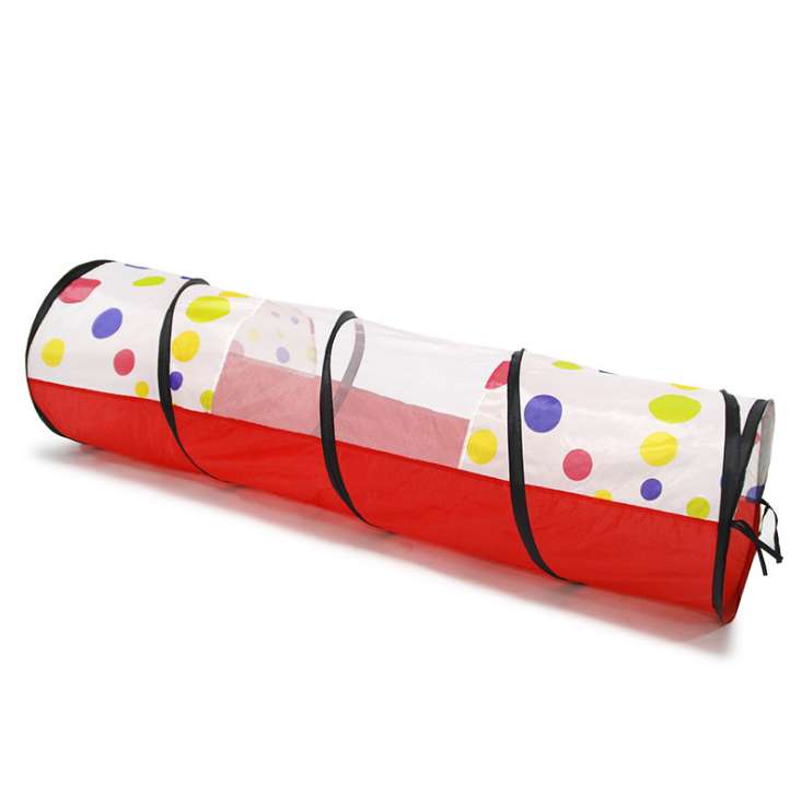 Children's dot passage indoor tent game house, mesh breathable, kindergarten early education crawling training Item Picture