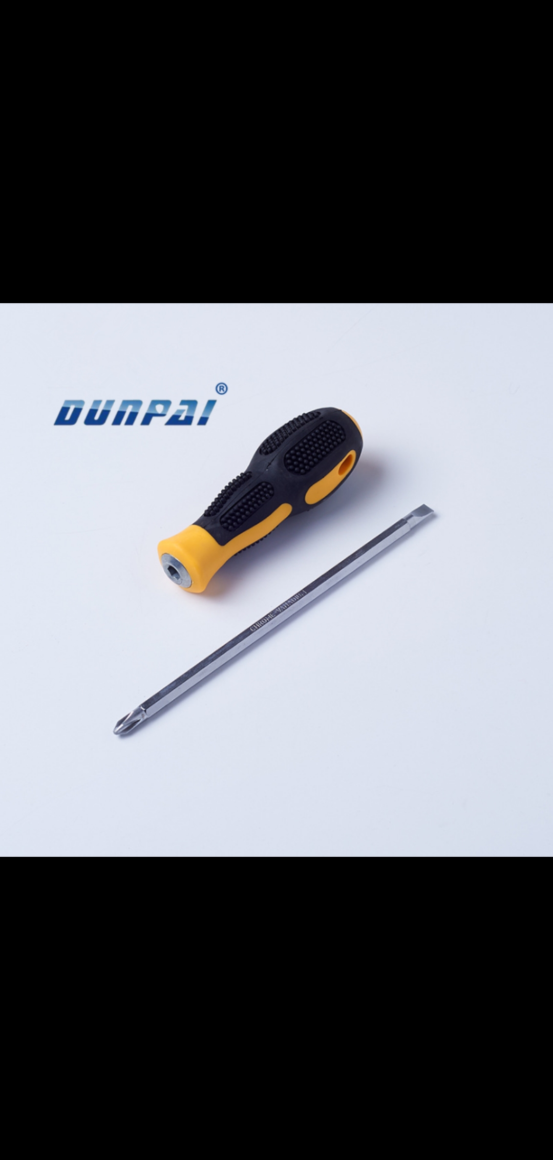 Dual purpose screwdriver with cross head screwdriver with high intensity magnetic screwdriver thumbnail
