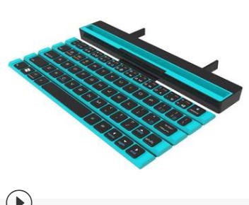 蓝牙键盘手机键盘无线卷轴式折叠多设备连接手机平板IPAD便携式详情图1