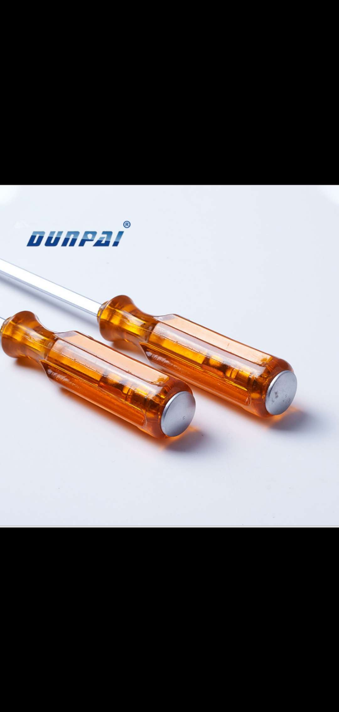 Transparent threaded screwdriver Industrial grade percussible screwdriver with magnetic square bar thumbnail