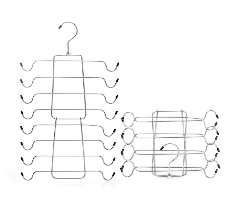 多层内衣衣架折叠挂吊带背心衣架收纳多功能魔术衣架详情图5