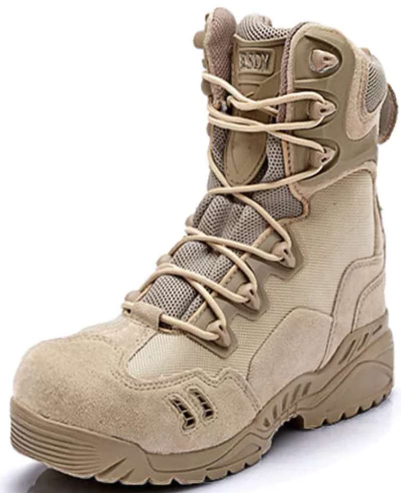 Delta military boots with air holes