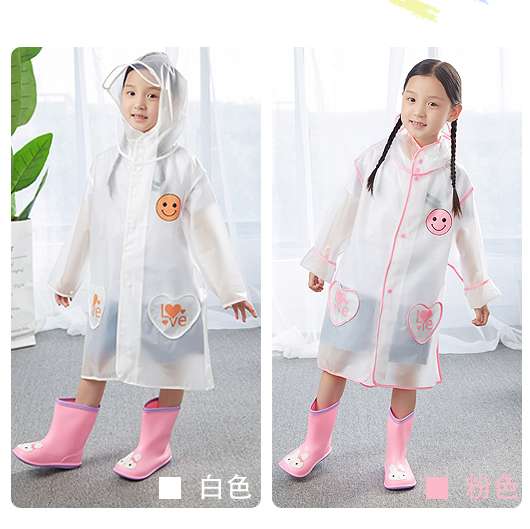 EVA包边儿童背包雨衣儿童书包雨衣学生书包款雨衣