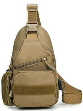 新款战术包单肩胸包USB线胸包带水壶套胸包IPAD斜挎包户外斜跨包详情图1