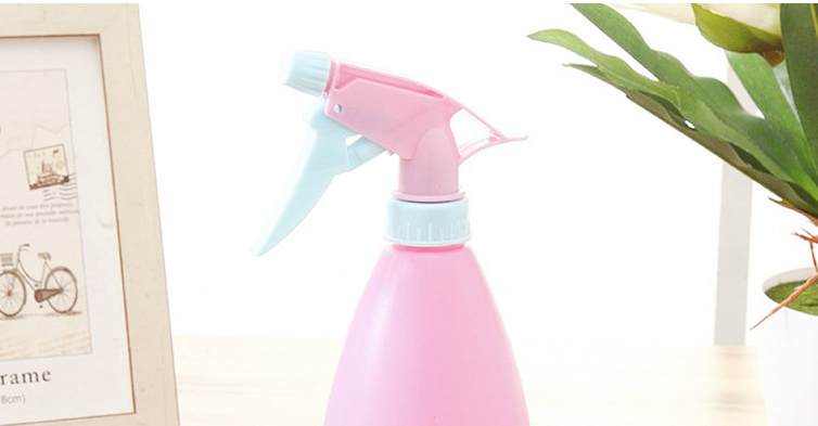 糖果色洒水壶浇水壶 手压式浇花塑料喷雾器 吹塑容器详情图7