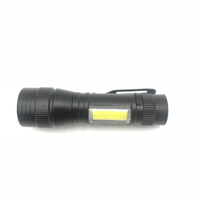 Factory direct sales of LED high-intensity flashlight, USB charging, portable and high-intensity long-range shooting detail image 1