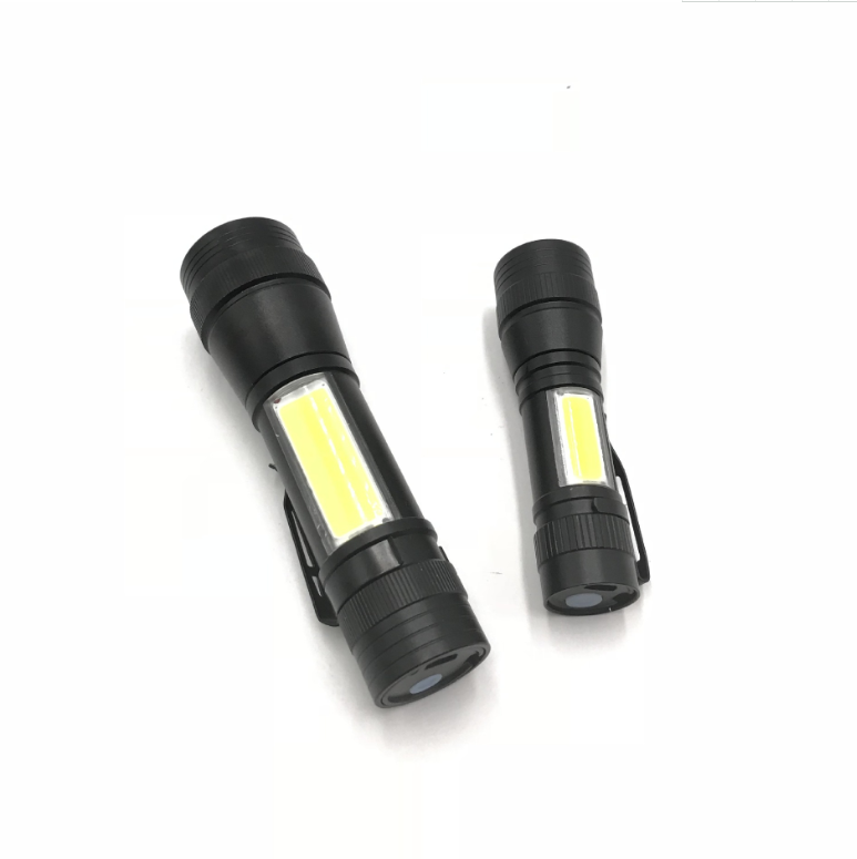 Factory direct sales of LED high-intensity flashlight, USB charging, portable and high-intensity long-range shooting detail image 3