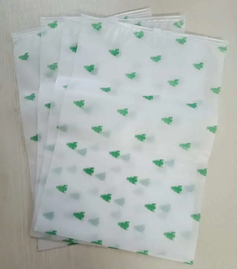 Wholesale in stock, universal printed Daisy zipper bags, simple frosted bags, semi-transparent and customizable detail image 4