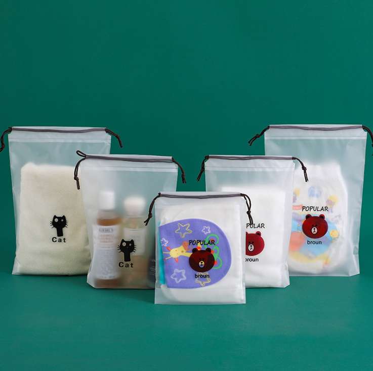 Universal cactus frosted zipper bag storage bag, clothing zipper packaging bag in stock, printed sealed storage bag factory direct sales wholesale detail image 18