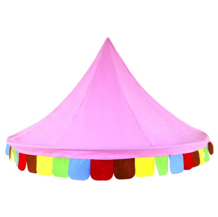 Children's half-moon tent, indoor play room for boys and girls, princess room decoration, reading corner, two colors available for wholesale in stock Application Scenario
