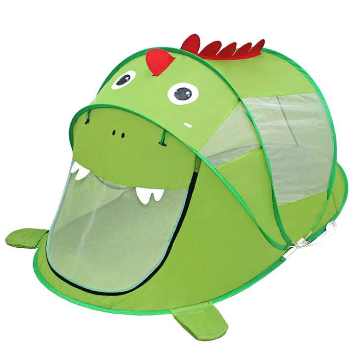 Children's indoor color-block dinosaur game tent, cartoon children's outdoor pop-up toy game house manufacturer in stock Item Picture