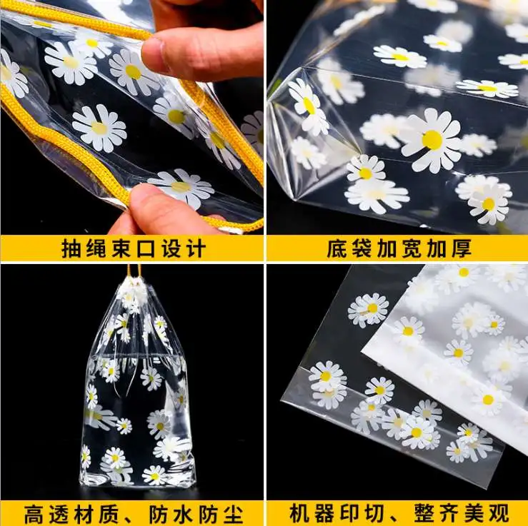 Universal cactus frosted zipper bag storage bag, clothing zipper packaging bag in stock, printed sealed storage bag factory direct sales wholesale detail image 15