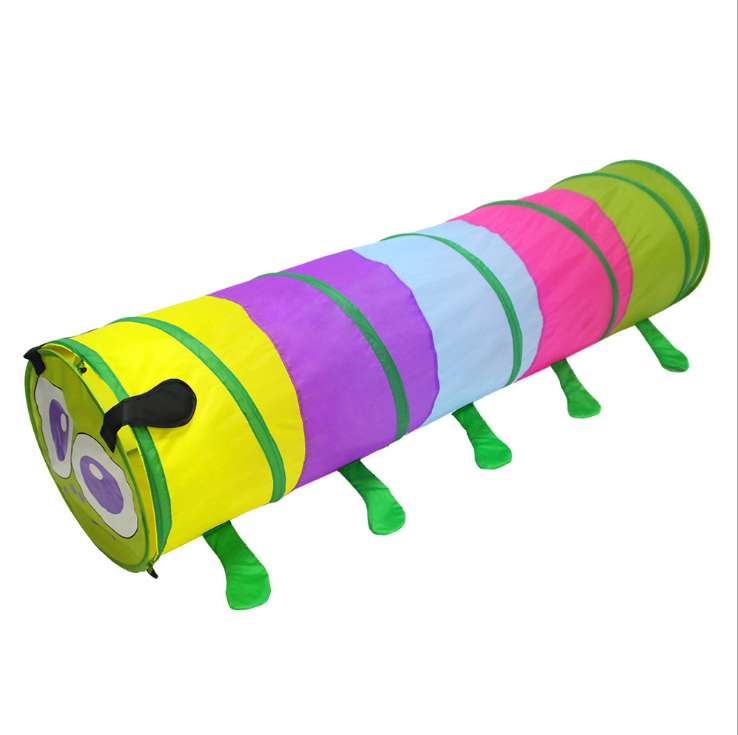 Wholesale children's crawling tunnel indoor play house, children's outdoor fun interactive convenient foldable play passage Application Scenario