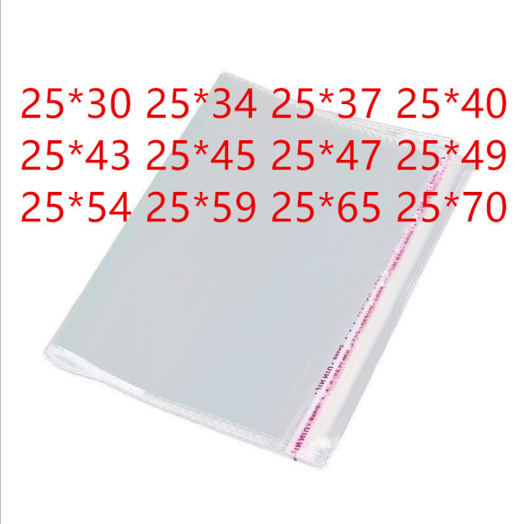 opp bags, self-adhesive self-adhesive bags, custom printed accessories, clothing, universal packaging bags, transparent self-sealing plastic bags, wholesale in stock, factory direct sales detail image 11