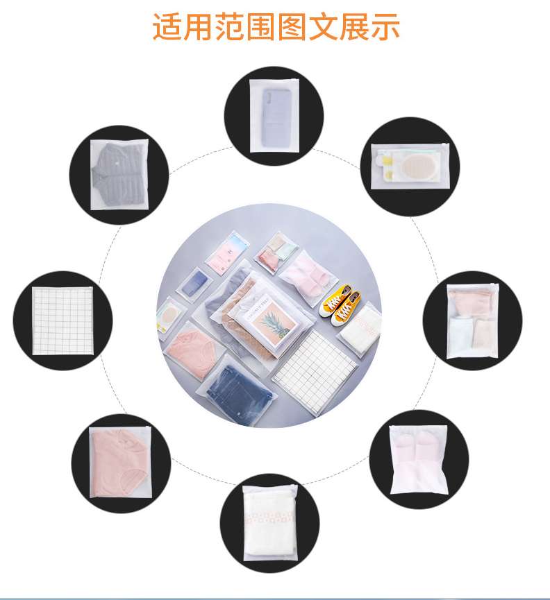 Universal cactus frosted zipper bag storage bag, clothing zipper packaging bag in stock, printed sealed storage bag factory direct sales wholesale undefined