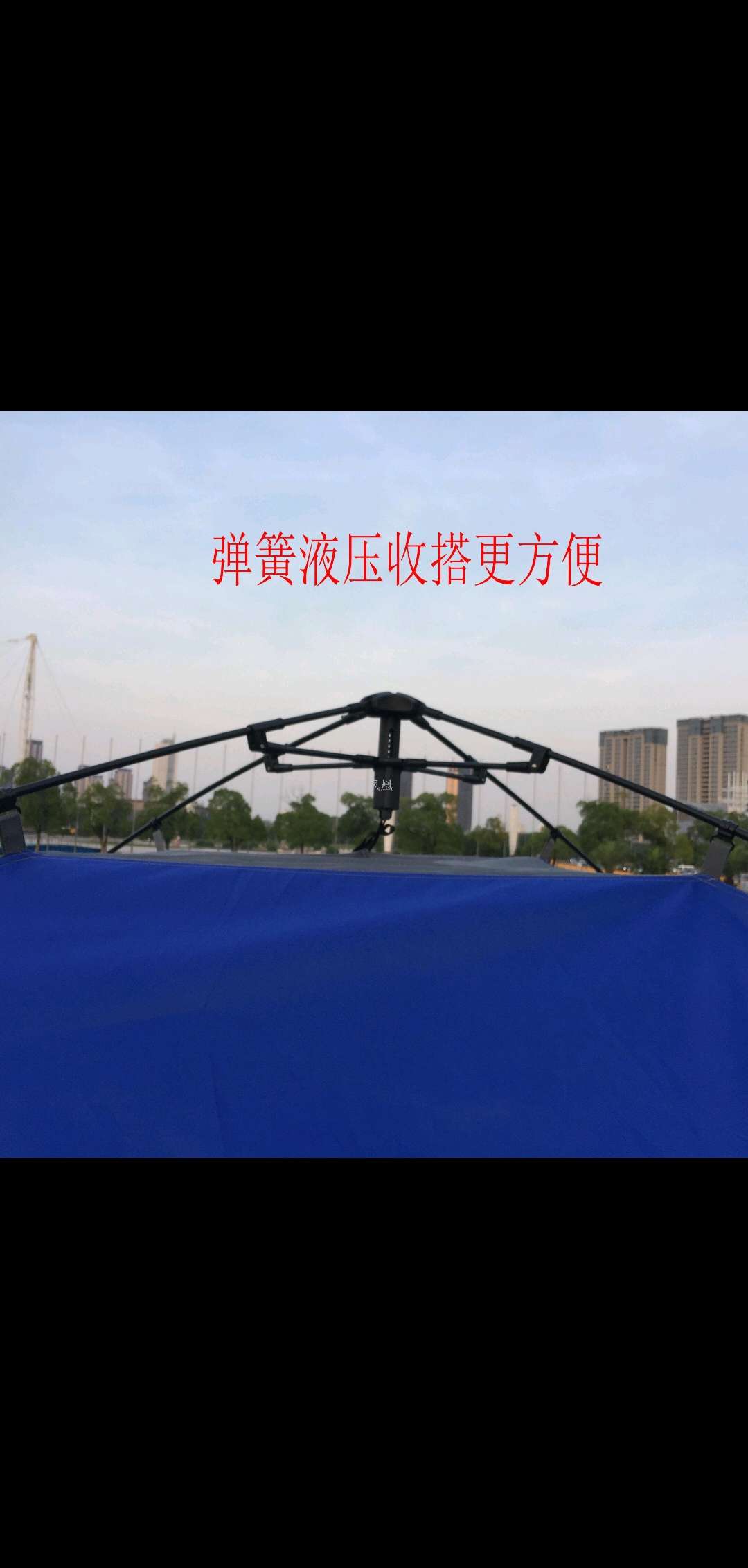 Road camp tents, large-space camping tents, automatic tents, four-person tents, two-person single-person tents detail image 5