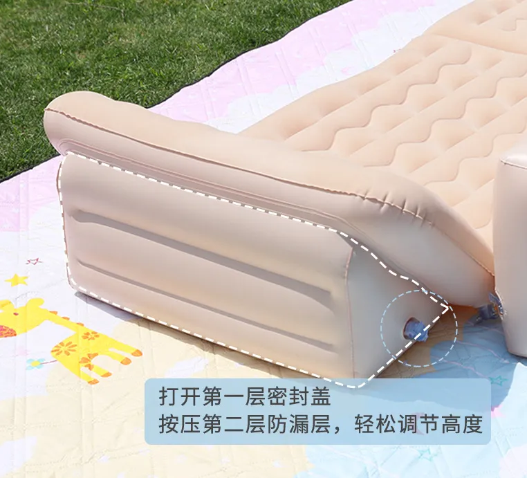 Car mattress, car inflatable bed, sedan SUV air cushion bed, rear car interior mattress, travel bed detail image 2