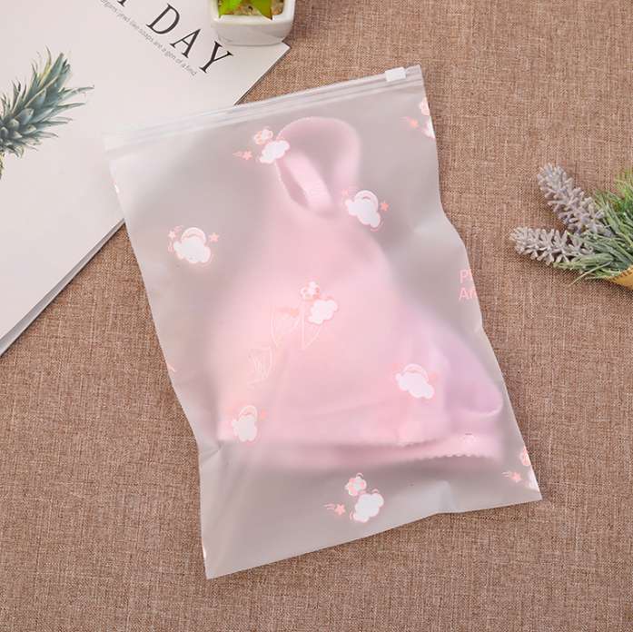 Wholesale general stock: Little elephant style, cloud style, baby mouse style, frosted zipper packaging bags, scarf bags, children's pants bags, high-end plastic zipper bags, customizable LOGO, factory direct sales detail image 11