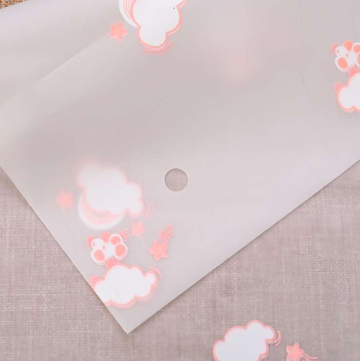 Wholesale general stock: Little elephant style, cloud style, baby mouse style, frosted zipper packaging bags, scarf bags, children's pants bags, high-end plastic zipper bags, customizable LOGO, factory direct sales detail image 9