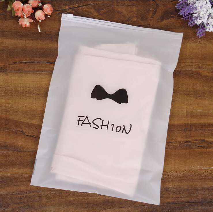 Wholesale general stock: Little elephant style, cloud style, baby mouse style, frosted zipper packaging bags, scarf bags, children's pants bags, high-end plastic zipper bags, customizable LOGO, factory direct sales detail image 5