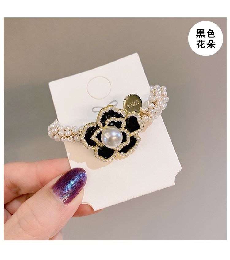 Butterfly Flower Jewelry Pearl Leather Band Alloy Plum Blossom 11