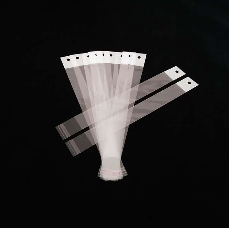opp narrow and long bags, narrow and long bags in stock, universal self-adhesive bags, custom printed jewelry and clothing packaging bags, transparent self-sealing plastic bags, 1000 pieces per bundle detail image 1