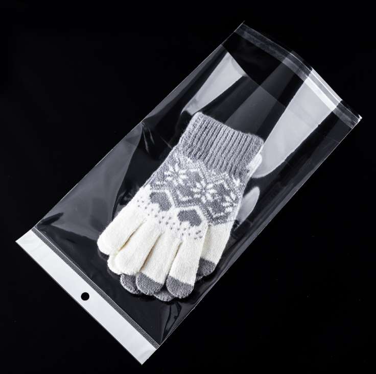Factory stock of universal opp bags, self-adhesive white pearlescent film card head bags, transparent card head bags, colored card head round hole aircraft jewelry packaging bags, transparent plastic bags, hanging card bags, 1000 pieces per bundle detail image 11