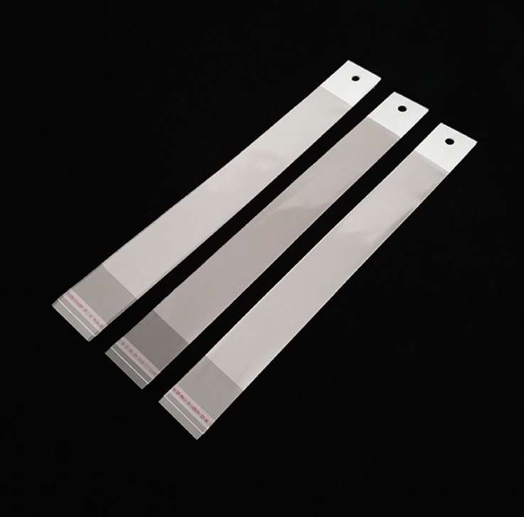 opp narrow and long bags, narrow and long bags in stock, universal self-adhesive bags, custom printed jewelry and clothing packaging bags, transparent self-sealing plastic bags, 1000 pieces per bundle detail image 6