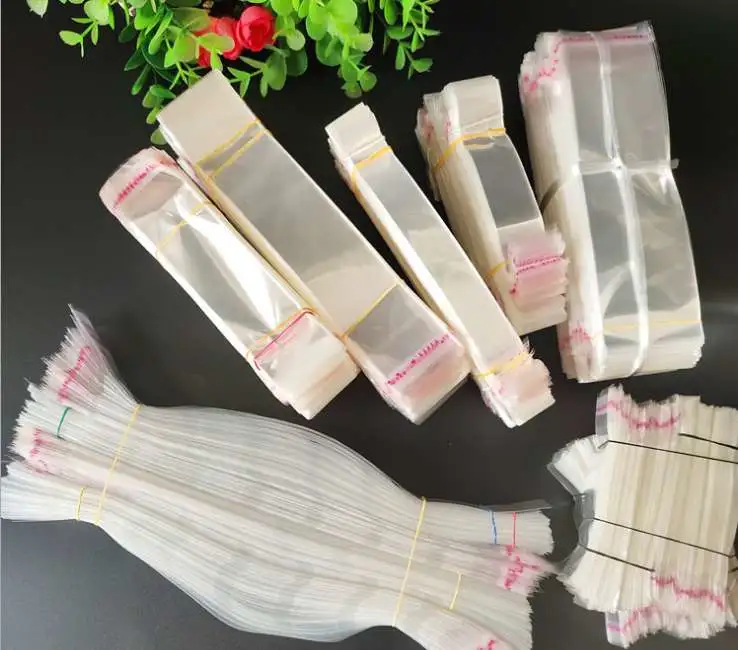 opp narrow and long bags, narrow and long bags in stock, universal self-adhesive bags, custom printed jewelry and clothing packaging bags, transparent self-sealing plastic bags, 1000 pieces per bundle detail image 14