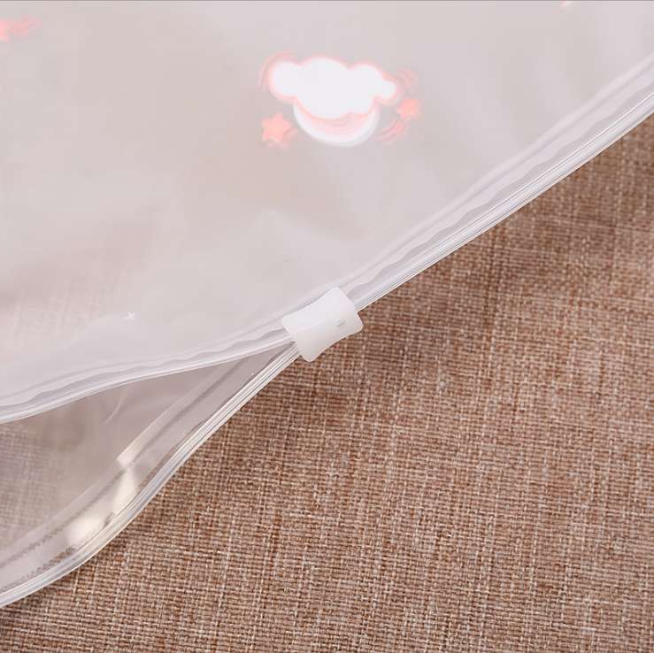 Wholesale general stock: Little elephant style, cloud style, baby mouse style, frosted zipper packaging bags, scarf bags, children's pants bags, high-end plastic zipper bags, customizable LOGO, factory direct sales detail image 12