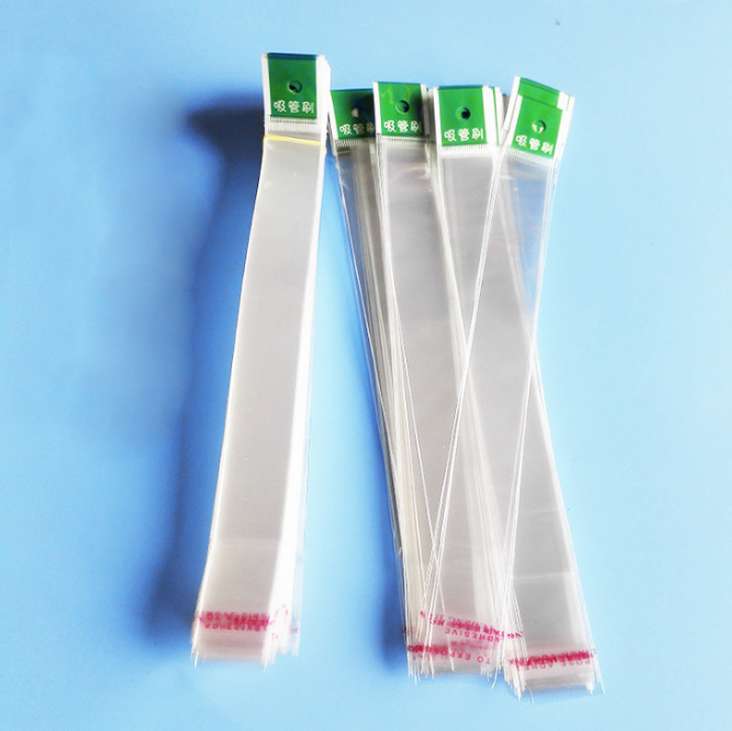 opp narrow and long bags, narrow and long bags in stock, universal self-adhesive bags, custom printed jewelry and clothing packaging bags, transparent self-sealing plastic bags, 1000 pieces per bundle detail image 4