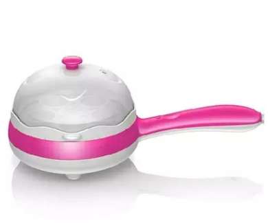Egg steamer, non-stick pan, mini electric frying pan, multi-functional egg cooker, egg frying pan, steamed eggs, hot milk detail image 1