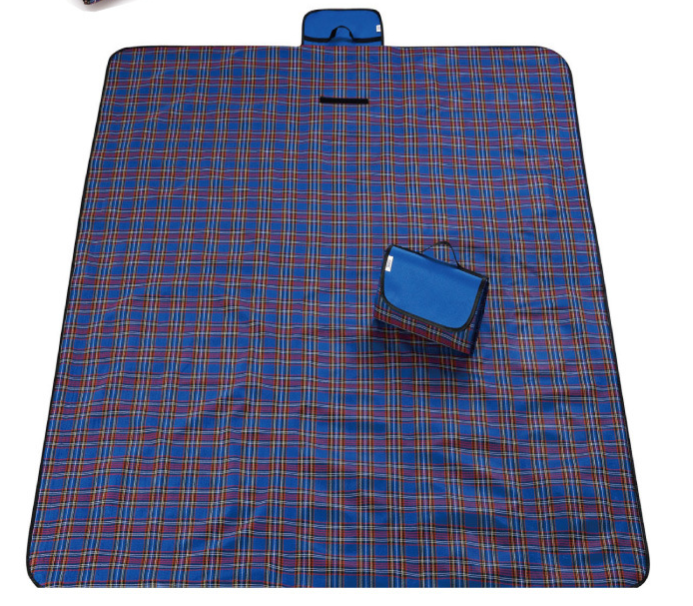 Customizable LOGO checkered Oxford cloth picnic mat, moisture-proof mat, camping mat, casual mat detail image 2
