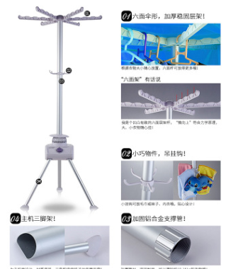 Aodel HF-Y7 dryer, circular drying machine, clothes dryer, wholesale for foreign trade detail image 2