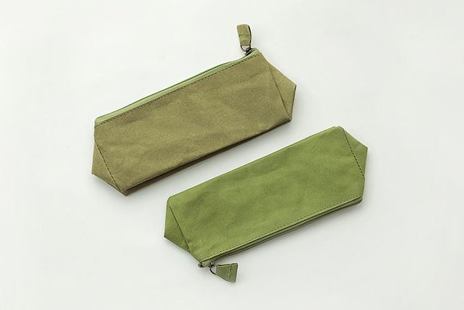 Large capacity pen bag PU leather stationery bag FY318/319 storage bag Makeup bag