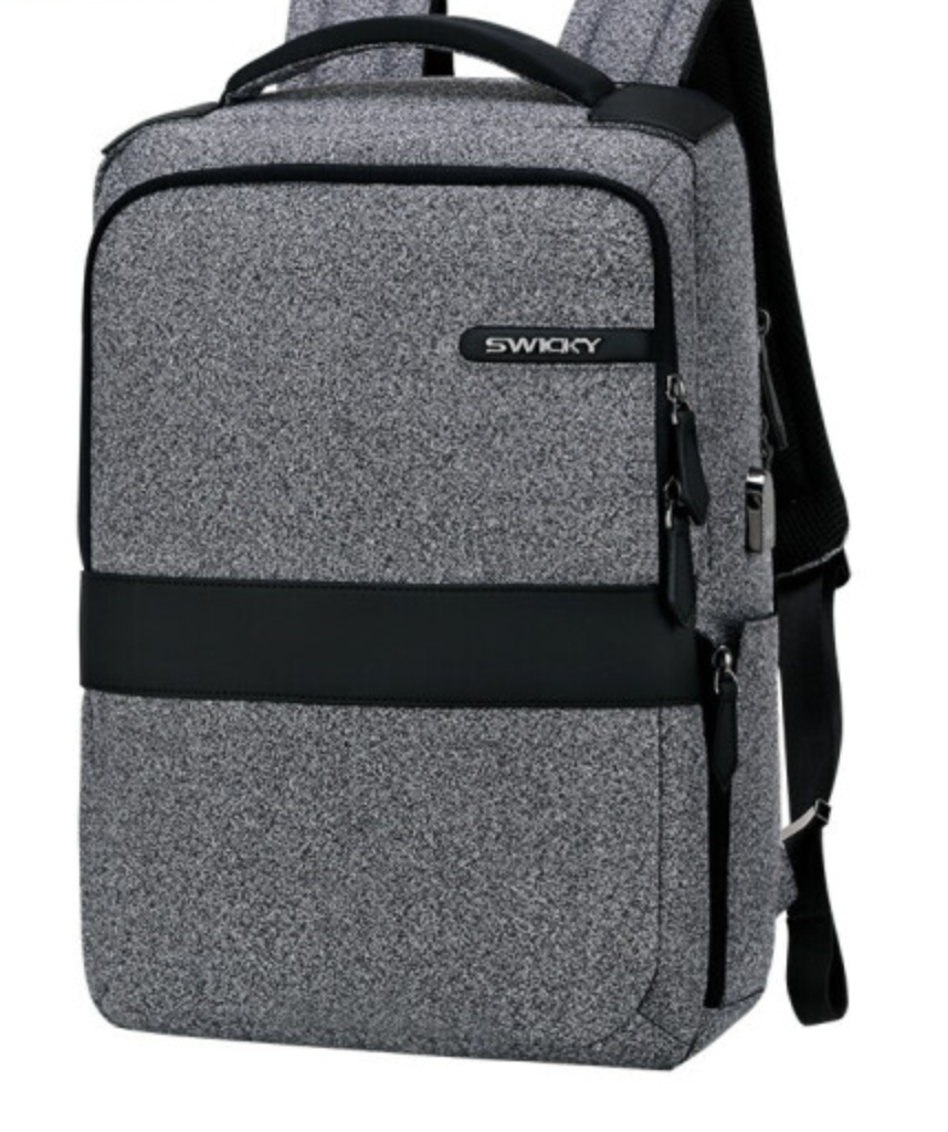 商务男士双肩包背包新款休闲笔记本电脑包旅行出差包USb充电包详情图1