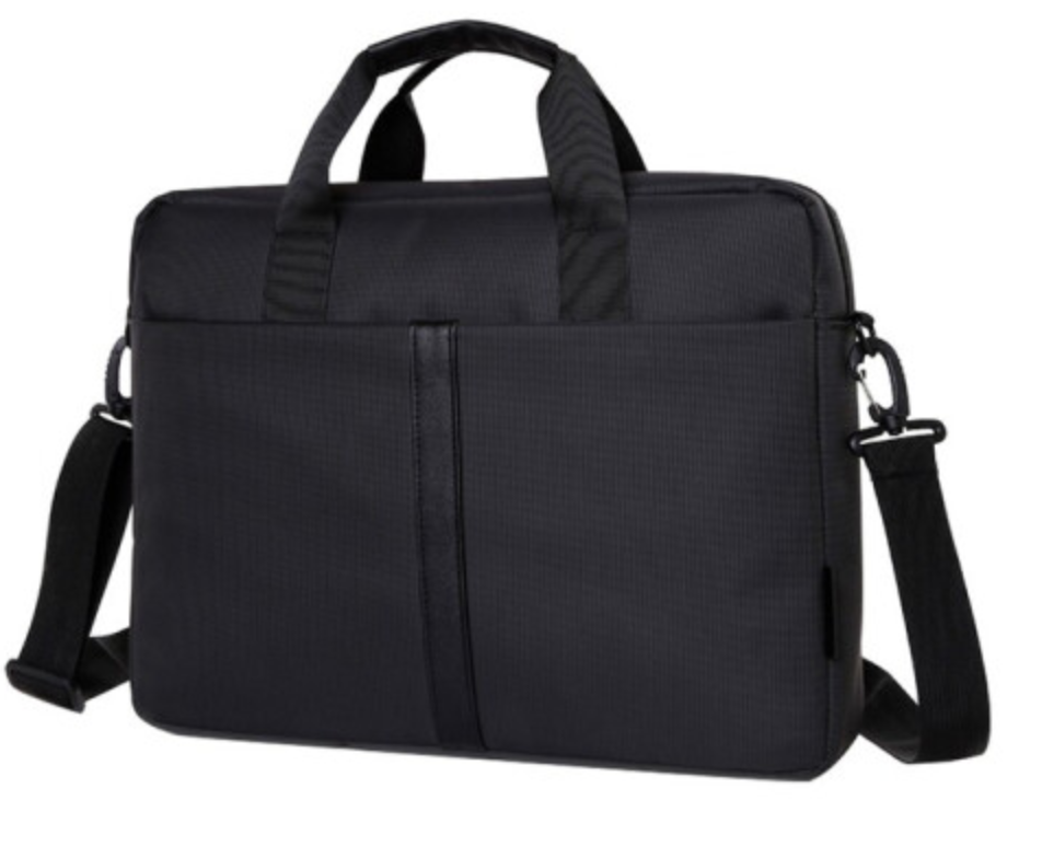 电脑包15.6英寸手提笔记本电脑包防水时尚手提包简约单肩包 MK01黑色 黑色详情图1