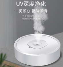 跨境新品空气加湿器USB家用喷雾移动紫外线杀菌UV消毒空气雾化器详情图2